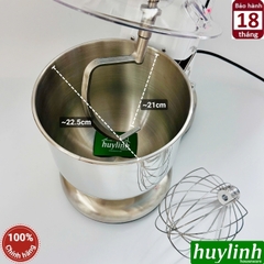 Máy đánh kem - trứng - trộn bột Yubann YB-HJA360 - 7 lít - Kèm 2 đầu đánh