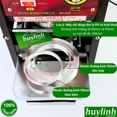 Máy dập ép miệng cốc ly bán tự động ETON ET-A1 [Tự động dập nắp - tự động cuộn màng]