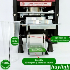 Máy dập ép miệng cốc ly bán tự động ETON ET-A1 [Tự động dập nắp - tự động cuộn màng]