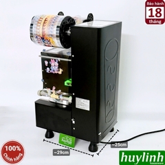 Máy dập nắp cốc khổng lồ tự động Yubann YB-120A - máy ép miệng ly 1 lít