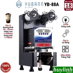 Máy dập nắp cốc tự động Yubann YB-88A - Máy ép miệng ly 700ml