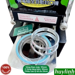 Máy dập miệng ly tự động FEST RC-95B - Mẫu mới ép nắp cốc không cần mắt thần