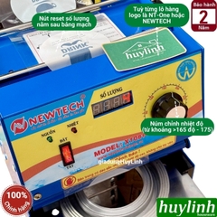 Máy ép miệng ly tự cuộn màng NT-One X10B1 (Newtech) - Máy dập ly nước mía 1000ml