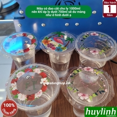 Máy ép miệng ly tự cuộn màng NT-One X10B1 (Newtech) - Máy dập ly nước mía 1000ml