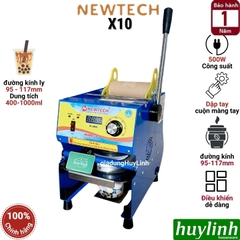 Máy ép miệng ly bằng tay NT-One X10 (Newtech) - Máy dập ly nước mía 1000ml