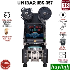 Máy Dập Nắp Cốc Tự Động Unibar UBS-357 - Máy Ép Miệng Ly
