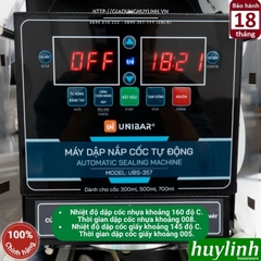 Máy dập nắp cốc tự động Unibar UBS-357 - Máy ép miệng ly