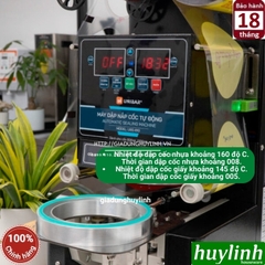 Máy dập nắp cốc tự động Unibar UBS-810 - Máy ép miệng ly 1000ml