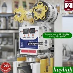 Máy dập nắp cốc tự động Yubann YB-95A - Mẫu mới - dùng ly 700ml