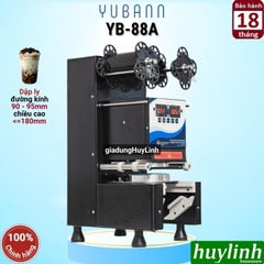 Máy dập nắp cốc tự động Yubann YB-88A - Máy ép miệng ly 700ml