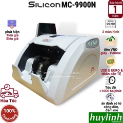Máy Đếm Tiền Và Phát Hiện Tiền Siêu Giả Silicon MC-9900N