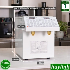 Máy đo - định lượng đường - sữa đặc 2 ngăn Unibar UBS-26 - 5 lít + 5 lít