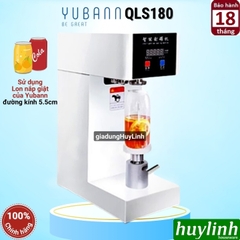 Máy đóng nắp chai - nắp lon giật Yubann YB-QLS180 - Dập nắp bằng nhôm