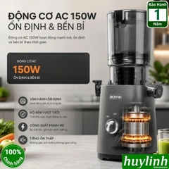 Máy ép chậm Bennix BN-033SJ - động cơ AC 150W - Miệng lớn 117mm