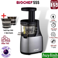 Máy ép trái cây chậm Biochef 555 - Australia - Bảo hành 15 năm