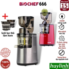 Máy ép trái cây chậm Biochef 666 - Made in Australia - Bảo hành 15 năm