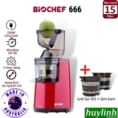 Máy ép trái cây chậm Biochef 666 - Made in Australia - Bảo hành 15 năm