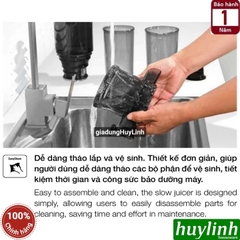 Máy ép trái cây chậm Hafele HS-J108SG - 200W - Họng ép 10cm