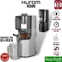 Máy Ép Chậm Hàn Quốc Hurom H200 [H200-DBE - H200-BBE] - Hàng Chính Hãng Hurom Việt Nam