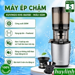 Máy ép trái cây chậm Kuvings KHS-860SB - dòng rảnh tay - họng ép 14.3cm - Made in Hàn Quốc
