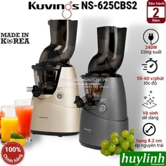 Máy ép trái cây tốc độ chậm Kuvings NS-625CBS2 - Hàn Quốc