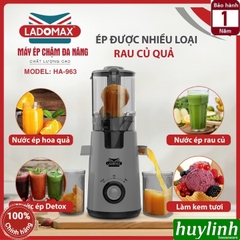 Máy ép trái cây chậm Ladomax HA-963 - họng lớn 13cm