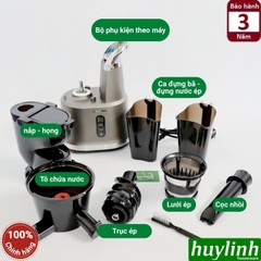 Máy ép trái cây chậm Promix PSJ-09 - 300W - mẫu mới 2025 - phù hợp kinh doanh và gia đình
