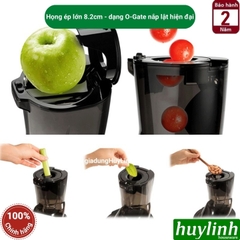 Máy ép chậm thông minh Kuvings NS-2026BC - Smart Juice - Sản xuất tại Hàn Quốc - Phân tích 7 chỉ số cơ thể - [Motiv1]