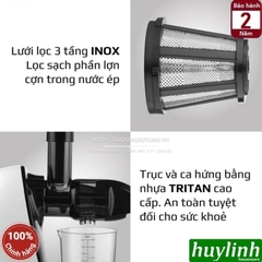 Máy ép chậm trục ngang Olivo SJ22 - 150W - Ép rau cực tốt