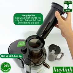 (2 lưới ép) Máy ép trái cây nhanh Osako EP-612 - công suất 1000W - cải tiến có chổi vệ sinh lưới