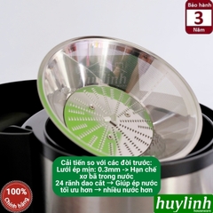 (mới 2025) Máy ép trái cây Nhanh Promix FJ-08 - công suất 800W - Lưới ép 0.3mm siêu mịn