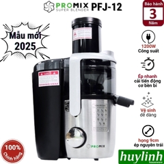 Máy ép nhanh thế hệ mới Promix PFJ-12 - 1200W - Lưới ép trái cây mịn hơn 0.3mm