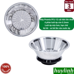 Máy ép nhanh thế hệ mới Promix PFJ-12 - 1200W - Lưới ép trái cây mịn hơn 0.3mm