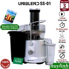 Máy ép trái cây Uniblend SS-01 - Công suất 1000W - Phù hợp cho quán kinh doanh (USS-01)