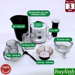 Máy ép trái cây Uniblend SS-01 - Công suất 1000W - Phù hợp cho quán kinh doanh (USS-01)