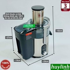 Máy ép trái cây nhanh Uniblend SS-83 - 1200W - Mẫu mới 2025 - Lưới ép cải tiến hạn chế xơ 0.3mm