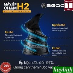 Máy ép trái cây chậm 2Good H2 - 200W - Ép nguyên trái