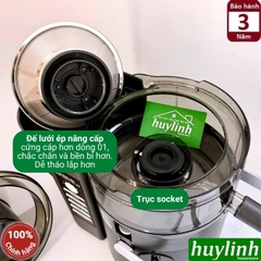 Máy ép nhanh thế hệ mới Promix PFJ-1250 - 1250W - Động cơ êm và bền bỉ - Lưới ép 3 tầng lọc