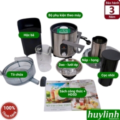 (FREESHIP) Máy ép trái cây nhanh Uniblend SS-83 - 1200W - Lưới ép cải tiến hạn chế xơ 0.3mm