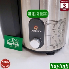 (FREESHIP) Máy ép trái cây nhanh Uniblend SS-83 - 1200W - Lưới ép cải tiến hạn chế xơ 0.3mm