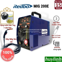 Máy hàn 3 chức năng Redbo MIG 200E mini - Tặng cuộn hàn 1kg + Sáp hàn