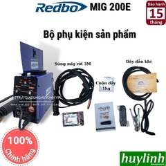 Máy hàn 3 chức năng Redbo MIG 200E mini - Tặng cuộn hàn 1kg + Sáp hàn