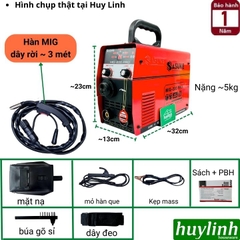 Máy hàn 3 chức năng Sasuke MIG 200 PRO - Tặng cuộn dây 0.5kg [hàn cuộn 1 - 5 kg]