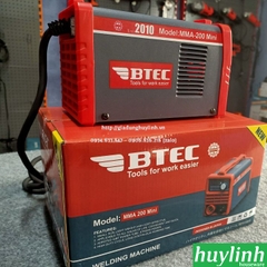 Máy hàn que điện tử inverter Btec MMA-200 mini