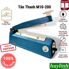 Máy Hàn Miệng Túi Dập Tay Tân Thanh M10-200mm