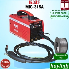 Máy hàn 3 chức năng Kobe MIG-315A - Tặng cuộn hàn 1kg