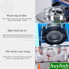 Máy dập ép miệng cốc ly bằng tay ETON ET-B9 - Tự động cuộn màng