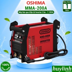 Máy hàn que inverter Oshima MMA-200A (7.1KVA) và MMA-250A (9.6KVA) - 3 bo