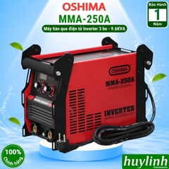 Máy hàn que inverter Oshima MMA-200A (7.1KVA) và MMA-250A (9.6KVA) - 3 bo
