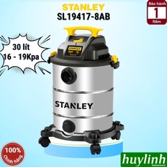 (Mới 2025) Máy hút bụi 3 chức năng Stanley SL19417-8AB - 30 lít - 1200W - Hút bụi khô ướt và thổi bụi